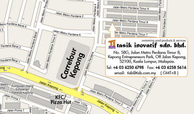 malaysia swimming pool services and products company - tasik  inovatif sdn. bhd. location map